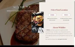 Wildfire of Northbrook website