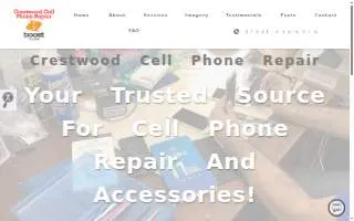 Crestwood Cell Phone Repair of Oak Forest website
