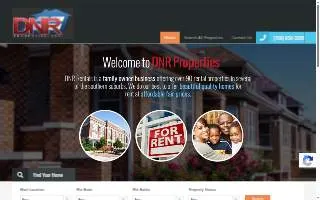 DNR Rentals website