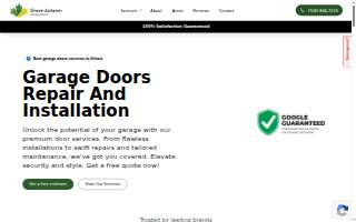 Green Autumn Garage Doors of Oak Forest