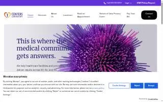 Centers for Family Change website