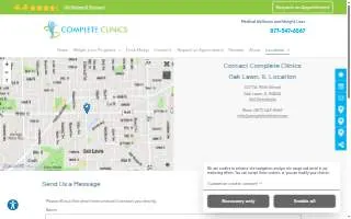 Complete Clinics of Oak Lawn website