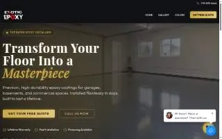 Exotic Epoxy website