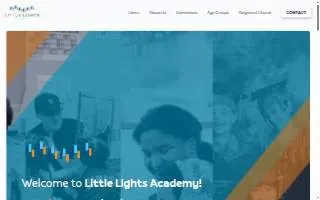Little Lights Academy website