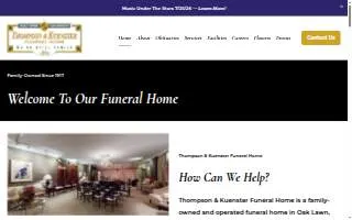 Thompson & Kuenster Funeral Home website