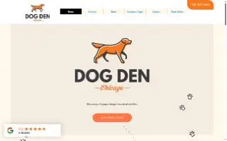 Dog Den Chicago website