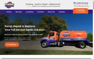 Dynamic Septic Service of Oak Park website