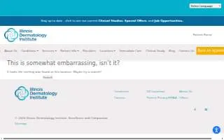 Illinois Dermatology Institute - Oak Park Office website