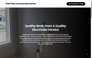 Oak Park Licensed Electrician