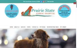 Prairie State Animal Hospital website