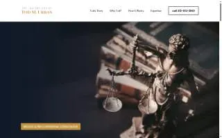 Tod M Urban Law Offices website
