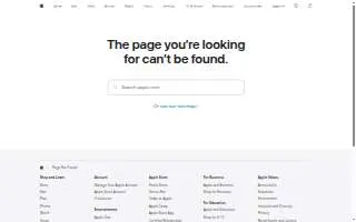 Apple Oakbrook website