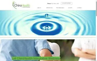 ChiroHealth Integrative Wellness website