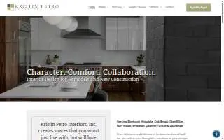Kristin Petro Interiors Inc of Oakbrook Terrace website