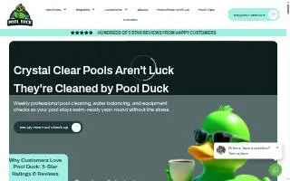 Pool Duck Swimming pool & Spa of Oakbrook Terrace website