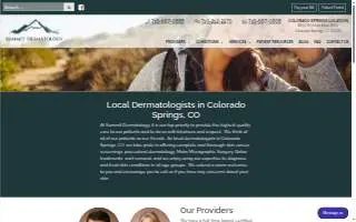 Summit Dermatology and Aesthetic Surgery website