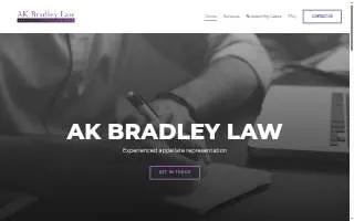 AK Bradley Law website