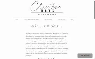 CNH Photography - Christine Hein Photography website