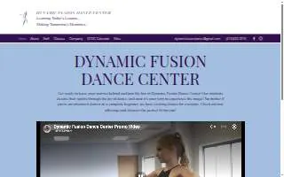 Dynamic Fusion Dance Center website