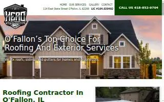 Hero Roofing & Exteriors website