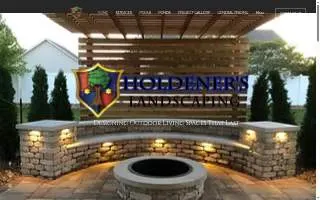 Holdener's Landscaping website