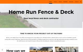 Home Run Fence & Deck
