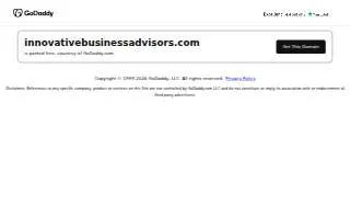 Innovative Business Advisors website