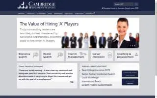 Cambridge Management Ltd of Orland Park website