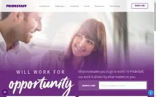 PrideStaff of Orland Park website