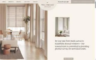 The Well Dressed Window website