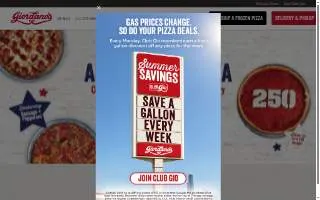 Giordano's of Oswego website