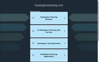 Huntington Learning Center Owego of Oswego website