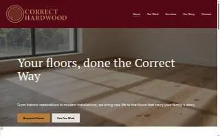 Correct Hardwood website
