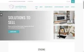 Heart & Home Real Estate Staging website