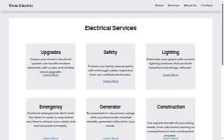 River Electric website