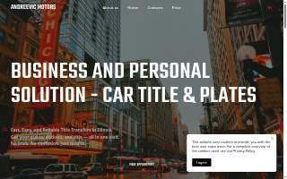 Andreevic Motors - Title and Plates