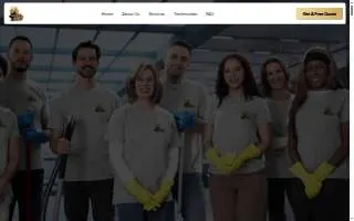 Golden Sweep Cleaning website