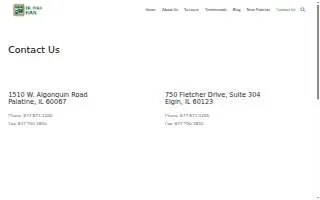 Han's Chiropractic & Acupuncture website