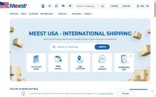 Meest Drop-Off Point of Plymouth website