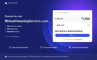 Rhino Service Carpet, Rug & Upholstery Cleaners