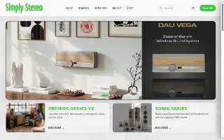 Simply Stereo website