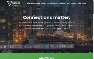 Vantage Financial website