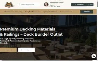 Deck Builder Outlet website