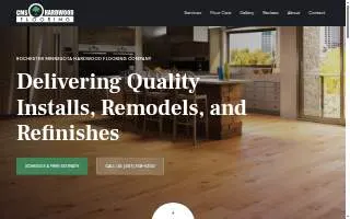 C.M.S Hardwood Floor Refinishing website