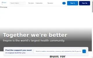 Inspire Mental Health of Palos Hills website
