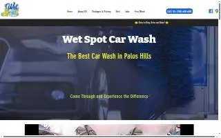 Wet Spot Car Wash of Palos Hills website