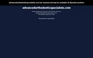 Advanced Orthodontic Specialists of Park Forest website