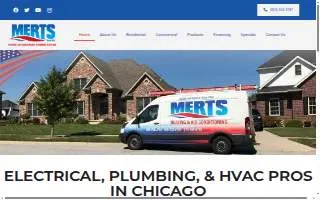 Merts Heating & Air Conditioning of Park Forest website