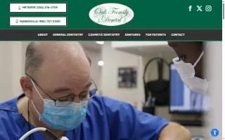 Oak Family Dental of Park Forest website