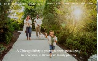 Beth Healy Photography website